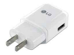 Cargador de pared LG MCS-V02WH, USB, 2A, (Sin empaque). Color blanco. - imagen 1