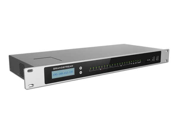 Switch Telefónico Grandstream IP-PBX para hasta 3000 usuarios y 450 llamadas simultaneas, 8FXO, 8FXS, para solución de comunicaciones unificadas y colaboración.