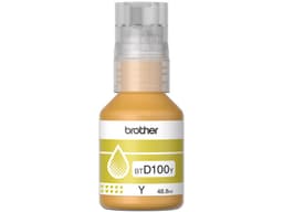 Botella de Tinta Brother BTD100Y, Ultra Alto Rendimiento, Color Amarillo. - imagen 1