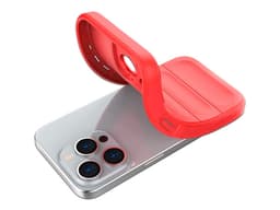 Funda protectora Tekku TPU Phantom para iPhone 15 Pro Max, Color Rojo. - imagen 3