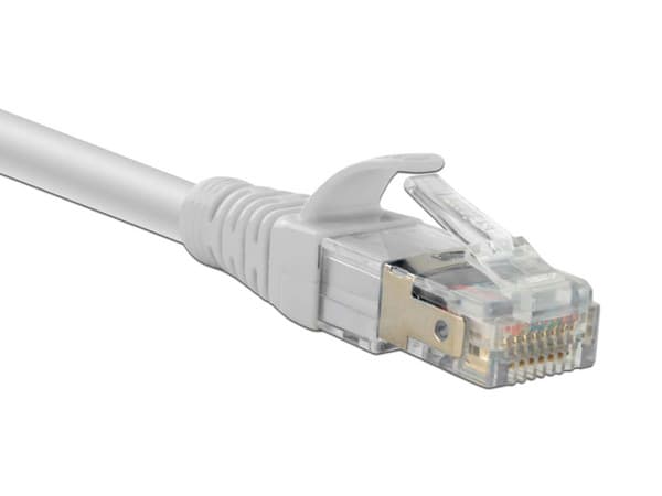 Cable RJ45 U/UTP Cat6a Nexxt Longitud 90 cm, LSZH, Color Gris.