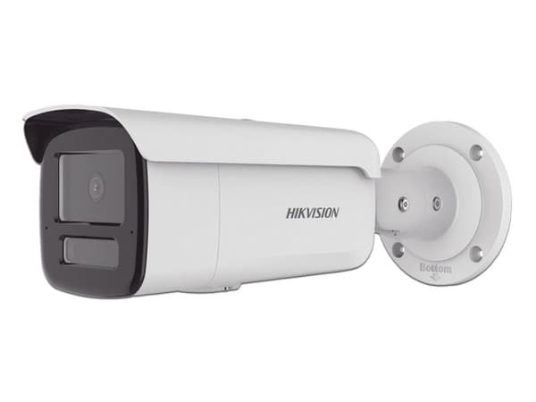 Cámara de Vigilancia tipo Bala Hikvision DS-2CD2T63G2-4LI2U de 6MP (3200 x 1800), IR hasta 80m, Soporta MicroSD hasta 512GB (No incluye memoria).