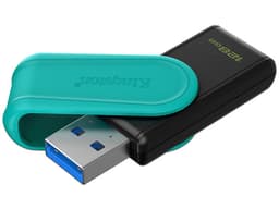 Memoria USB Kingston DataTraveler Exodia S, 128 GB, 3.2 Gen 1, Color Negro/Turquesa - imagen 2