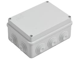 Caja de Derivación Gewiss GW-44-006, PVC, Tapa Atornillada, Para Exterior, 10 Entradas. - imagen 1