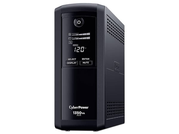 UPS CyberPower CP1350AVRLCDa, 8 Contactos, 1350VA/815W. (3 años de garantía).