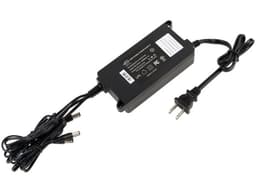 Transformador Dahua de voltaje regulado con 4 Puertos, 12 VDC, Protección de Temperatura, Color Negro. - imagen 2