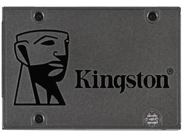 Unidad de Estado Sólido Kingston A400 de 960 GB, 2.5" SATA III (6Gb/s). Empaque Abierto, Producto con desgaste y uso visible.