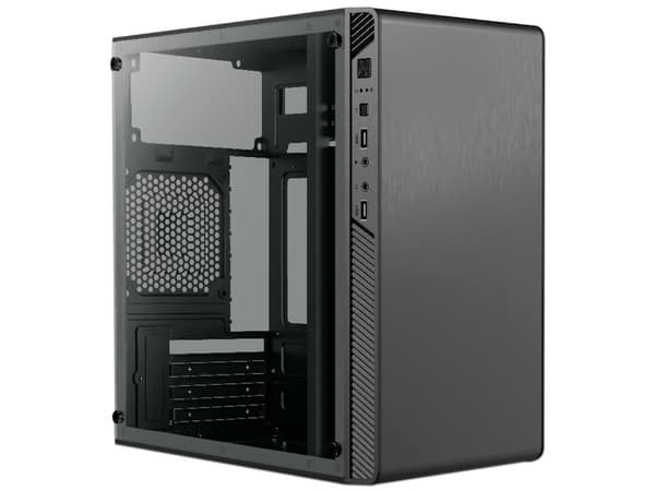 Gabinete Acteck Performance II Micro Torre, Micro-ATX, Color Negro.