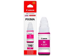 Botella de Tinta Canon GI-190, Magenta, Modelo: 0669C001AC. - imagen 1