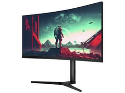 Monitor Gamer Curvo Balam Rush Extreme Earth Plus MGM34C de 34",  Resolución 3440 x 1440 (UWQHD), Low Blue Light, Flicker Free, FreeSync/G-Sync, Iluminación RGB, 1ms, 144Hz, Color Negro. - imagen 3