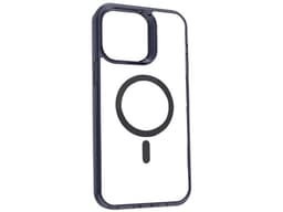 Funda protectora Tekku GStyle para iPhone 15 Plus, Compatible con MagSafe, Transparente con bordes negros. - imagen 1