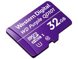 Memoria Western Digital Purple QD101 MicroSDXC de 32GB, Clase 10, Especializada para Videovigilancia. - imagen 2