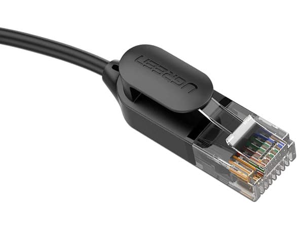 Cable de Red UGREEN NW122 RJ-45 Cat6A, 1m de longitud. Color Negro.