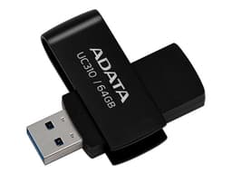 Unidad Flash USB 3.2 Adata UC310 de 64GB. Color Negro. - imagen 1
