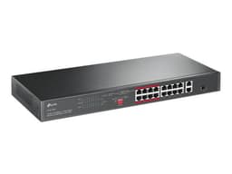 Switch TP-Link TL-SL1218P de 16 Puertos 10/100 Mbps, PoE+, para montaje en rack. - imagen 2