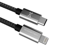 Cable de Datos GHOSTEK GHOCBL038 de Conector USB-C a Lightning, 1m. Color Negro. - imagen 1