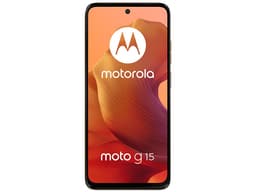 Smartphone Motorola Moto G15: Procesador Mediatek Helio G81 (hasta 2.0 GHz) , Memoria RAM de 4GB, Almacenamiento de 256GB, Pantalla LED Multi-Touch de 6.7" FHD+, Bluetooth, Wi-Fi, Cámara principal de 50MP, Android 14, Color Naranja. - imagen 2