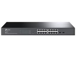 Switch TP-LINK JetStream de 16 puertos, 10/100/100 Mbps y 2 ranuras Gigabit SFP. - imagen 1
