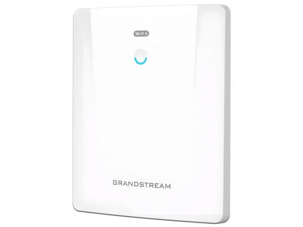 Punto de Acceso Grandstream GWN7664ELR Exterior Wi-Fi 6 AX6000 IP67 MU-MIMO 4x4:4 con Velocidad de 6Gbps Administración desde la Nube o Stand-Alone. Color Blanco.