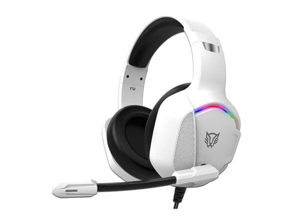 Audifonos Balam Rush Orphix II HS699 Azender, RGB, 3.5mm. Color Blanco