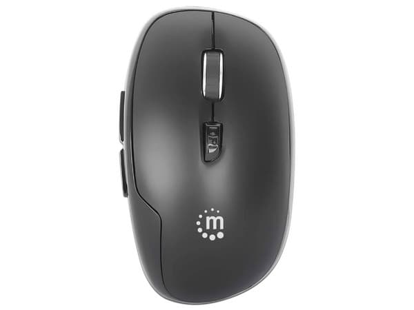 Mouse Óptico Manhattan MW6185, Inalámbrico, RF Inalámbrico, 1.600DPI, Color Negro.