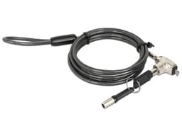 Candado de Seguridad Manhattan 44059 con Llave para Laptops, 1.5m. Color Gris. - imagen 2