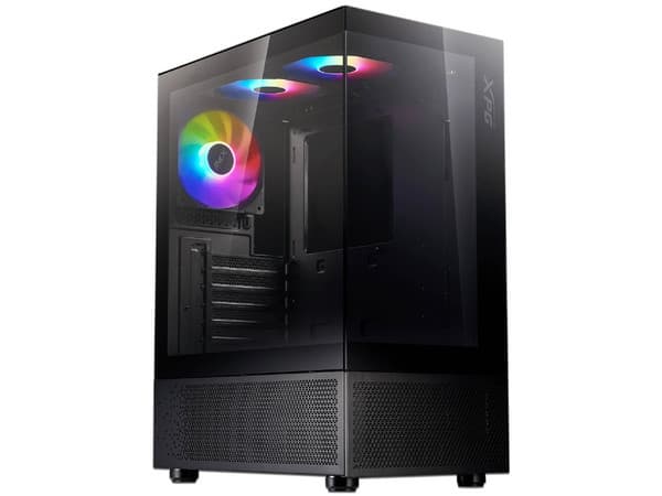 Gabinete XPG INVADER X MINI, Mid-Tower, Micro-ATX, (No Incluye Fuente de Poder), Color Negro.