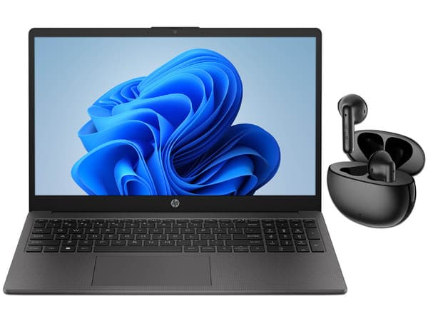 Laptop HP 255 G10: Procesador AMD Ryzen 5 7530U (hasta 4.5 GHz), Memoria de 8GB DDR4, SSD de 512GB, Pantalla de 15.6" LED, Video Radeon Graphics, S.O. Windows 11 Home (64 Bits).Incluye Audífonos EDIFIER X2 Bluetooth
