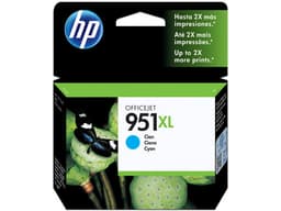 Cartucho de tinta HP 951XL Cian Original (CN046AL). - imagen 1