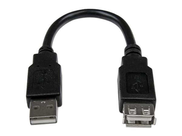 Cable de Extensión USB 2.0 (M-H), 15cm.