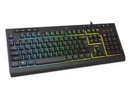 Teclado Alámbrico Led AUREAN PRO TA477G, Acteck Advanced Series, Iluminación LED, Color Negro. - imagen 2