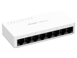 Switch PoE Ruijie de 8 puertos RJ-45 10/100/1000 Mbps, Color Negro. - imagen 2