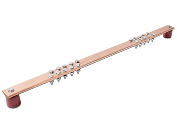 Barra de Unión de Tierra Física Total Ground para Montaje en Rack 19".