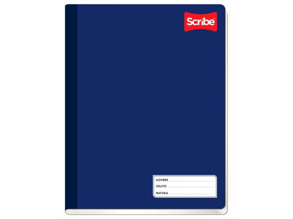 El Cuaderno Cosido Colegial Scribe Clásico C5 Cuadro Chico 100 Hojas (Modelo 1522) mide 20 x 26.25 cm, cuenta con 100 hojas de cuadro chico.