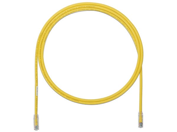 Cable de Red Panduit UTP6AX5YL, UTP, Cat6A, 24 AWG, CM. Color Amarillo.