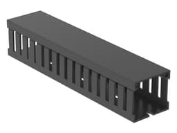 Canaleta Ranurada Panduit FC1.5X1.5LG2, 44.5 x 41.1mm, 2m, Color Negro. - imagen 1