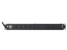 PDU Barra horizontal multicontacto LinkedPro HTCM-1U  con 8 salidas para montaje en rack de 19". Color Negro - imagen 2