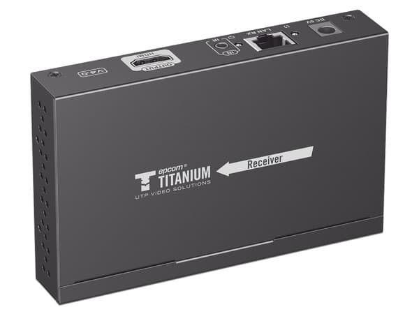 Receptor de Video HDMI Epcom TT-383-MATRIX-4.0-RX, UTP Ethernet Cat6 RJ45, Resolución 4K, Hasta 120m.