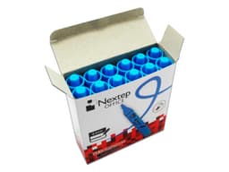 Resaltador Nextep, Color Azul, paquete con 12 piezas. - imagen 2