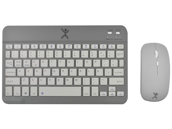Kit Teclado y Mouse Inalámbricos Perfect Choice Genova PC-201250, Bluetooth. Color Negro.