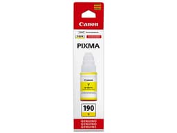 Botella de Tinta Canon GI-190 Y (0670C001AB): Color amarillo, compatible con impresoras PIXMA G1100, G2100 y G3100 - imagen 2
