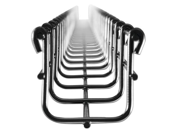 Charola CHAROFIL versión light MallaFils, 54/50mm, Acabado Electro Zinc, Tramo 3m.