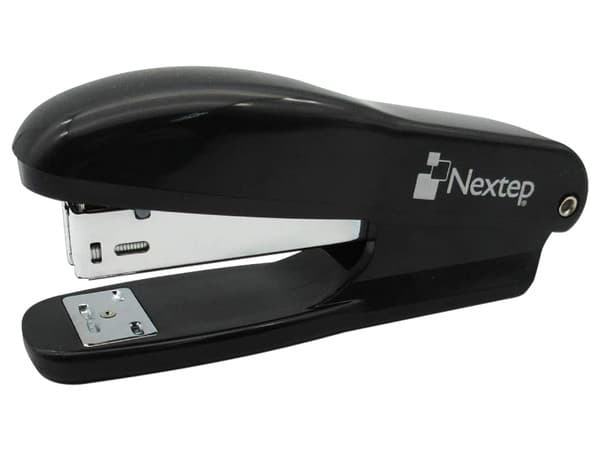 Engrapadora plástica básica de media tira. Paquete con 12 piezas.