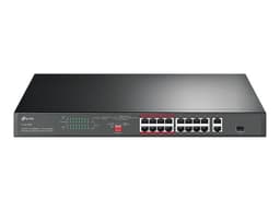 Switch TP-Link TL-SL1218P de 16 Puertos 10/100 Mbps, PoE+, para montaje en rack. - imagen 1