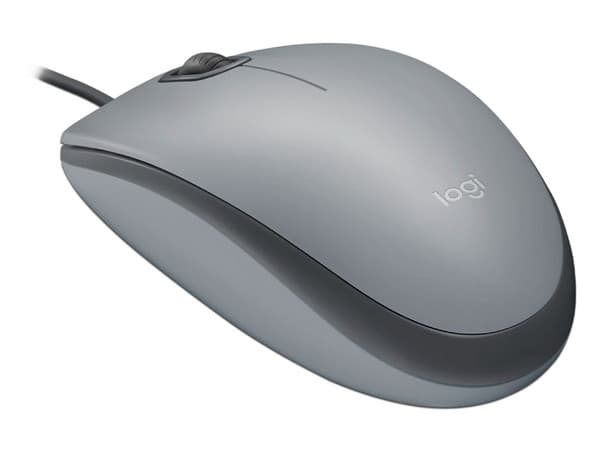 Mouse Óptico Logitech M110 Silent, hasta 1000 dpi, USB. Color Gris.