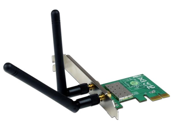 Tarjeta de Red Inalámbrica con 2 Antenas StarTech, Wireless N, hasta 300Mbps, PCI Express.