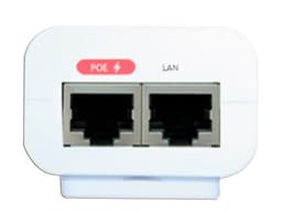 Inyector de corriente Grandstream de 2 puertos Gigabit Ethernet, PoE. Color Blanco. - imagen 3