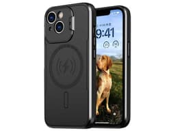 Funda TEKKU TK-01-005-022-01 Armor Soporte para iPhone 15, Color Negro, Compatible con MagSafe. - imagen 1