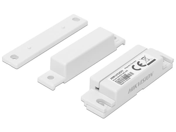 Contacto Magnético Hikvision para Puertas y Ventanas, Alámbrico. Color Blanco.