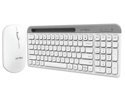 Kit de Teclado y Mouse Acteck Creator Virtuos Silk MK720, Bluetooth, Color Blanco. - imagen 2